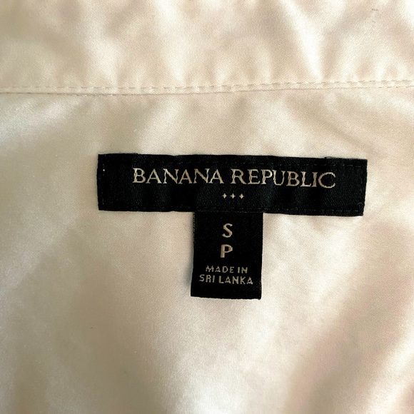 Banana Republic White Blouse Long Sleeved - Picture 9 of 11